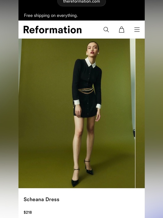 Reformation Dresses & Skirts - Reformation Scheana Dress Black - Size 4